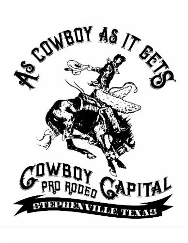 Cowboy Capital of the World Pro Rodeo Association of Stephenville, Tx logo