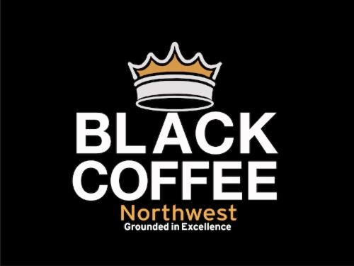 Black Coffee Northwest Grounded logo