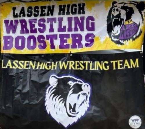 Amatuer Athletic Union of the Lassen High Wrestling Booster Club logo