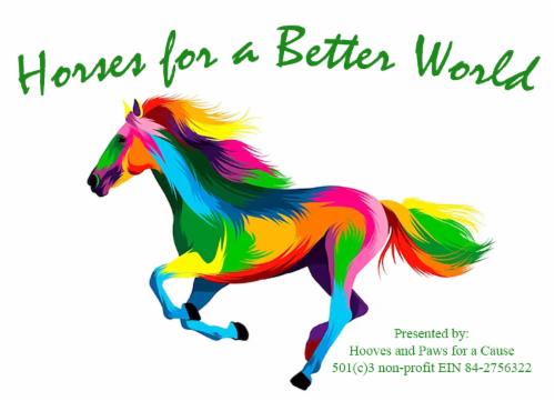 Hooves and Paws for a Cause/Horses for a Better World logo