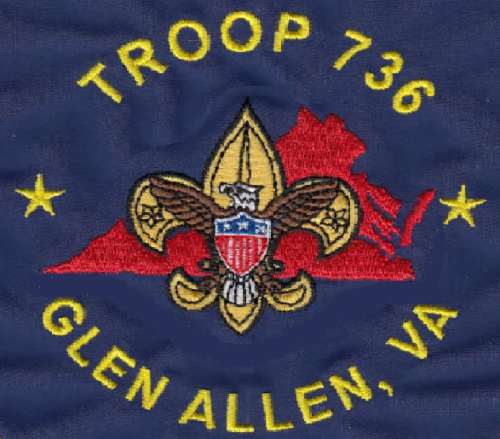 Heart of Virginia Council, Scouts BSA Troop 736, at St. Michael Catholic Church