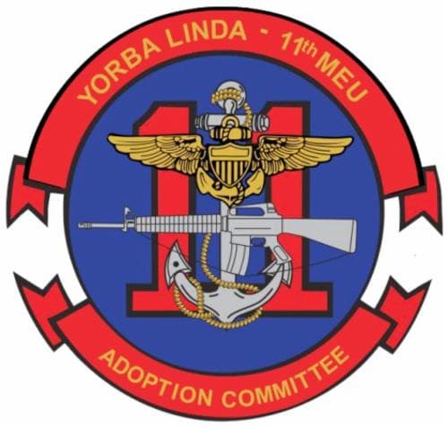 Yorba Linda 11th MEU Adoption Committee logo