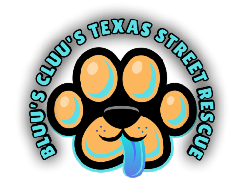 Bluu’s Cluu’s Texas Street Rescue logo