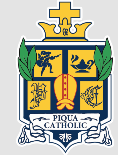 Cavaliers in Action at Piqua Catholic School logo