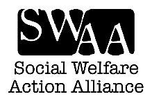 Bertha Capen Reynolds Society DBA Social Welfare Action Alliance logo