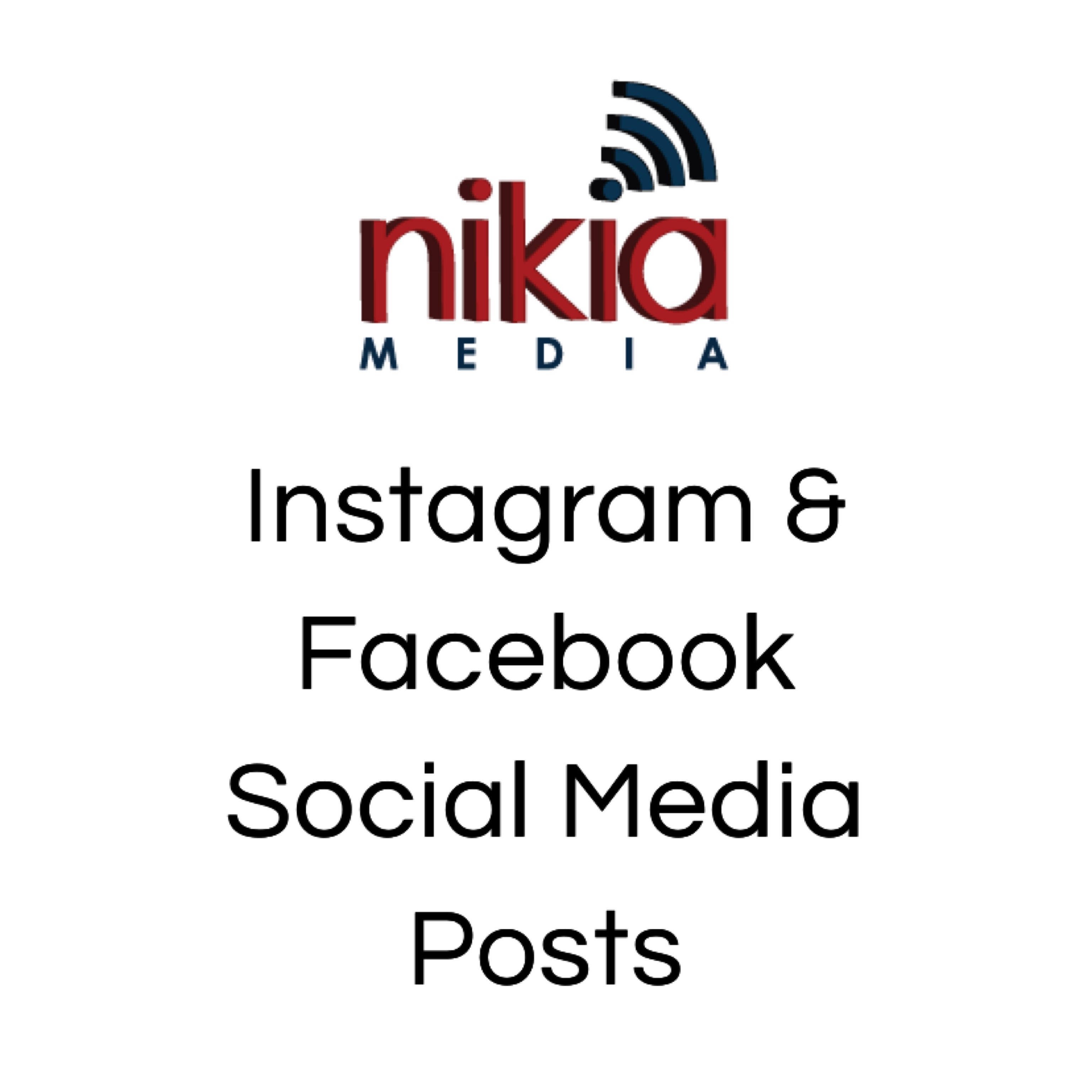 Instagram And Facebook Social Media Posts PayPal