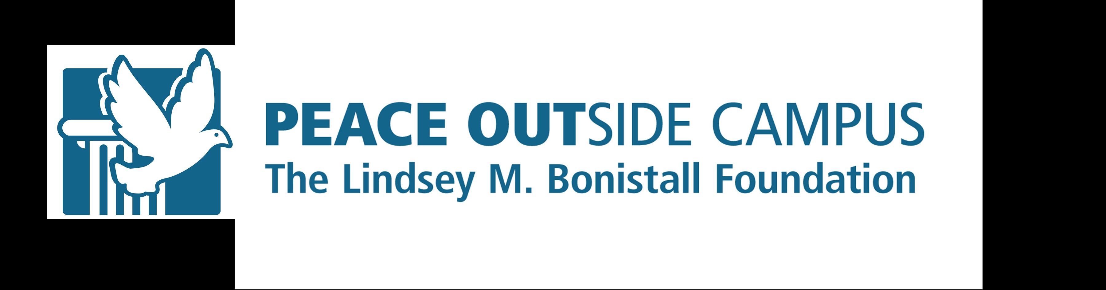 PEACE OUTside Campus - The Lindsey M. Bonistall Foundation logo