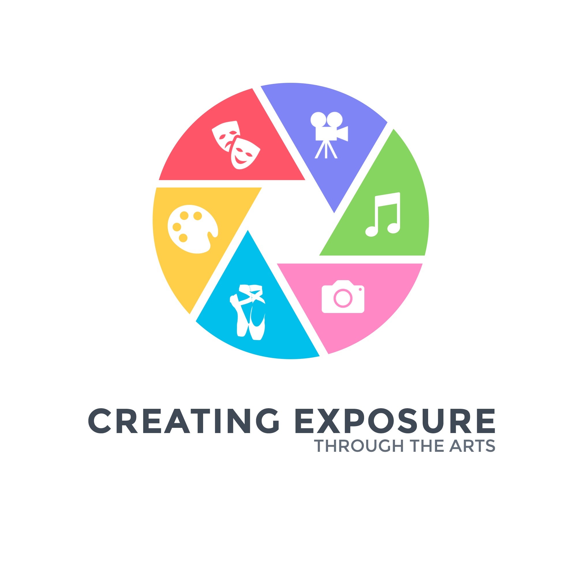 Creating Exposure Through The Arts logo