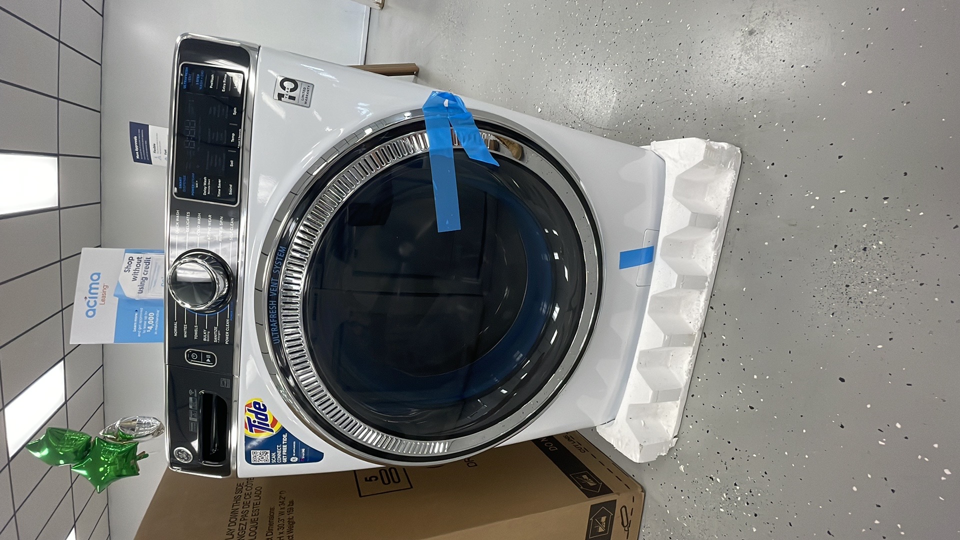 Ge 5 0 large capacity washer and dryer set paypal