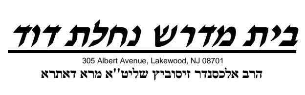 Congregation Nachlas Dovid logo