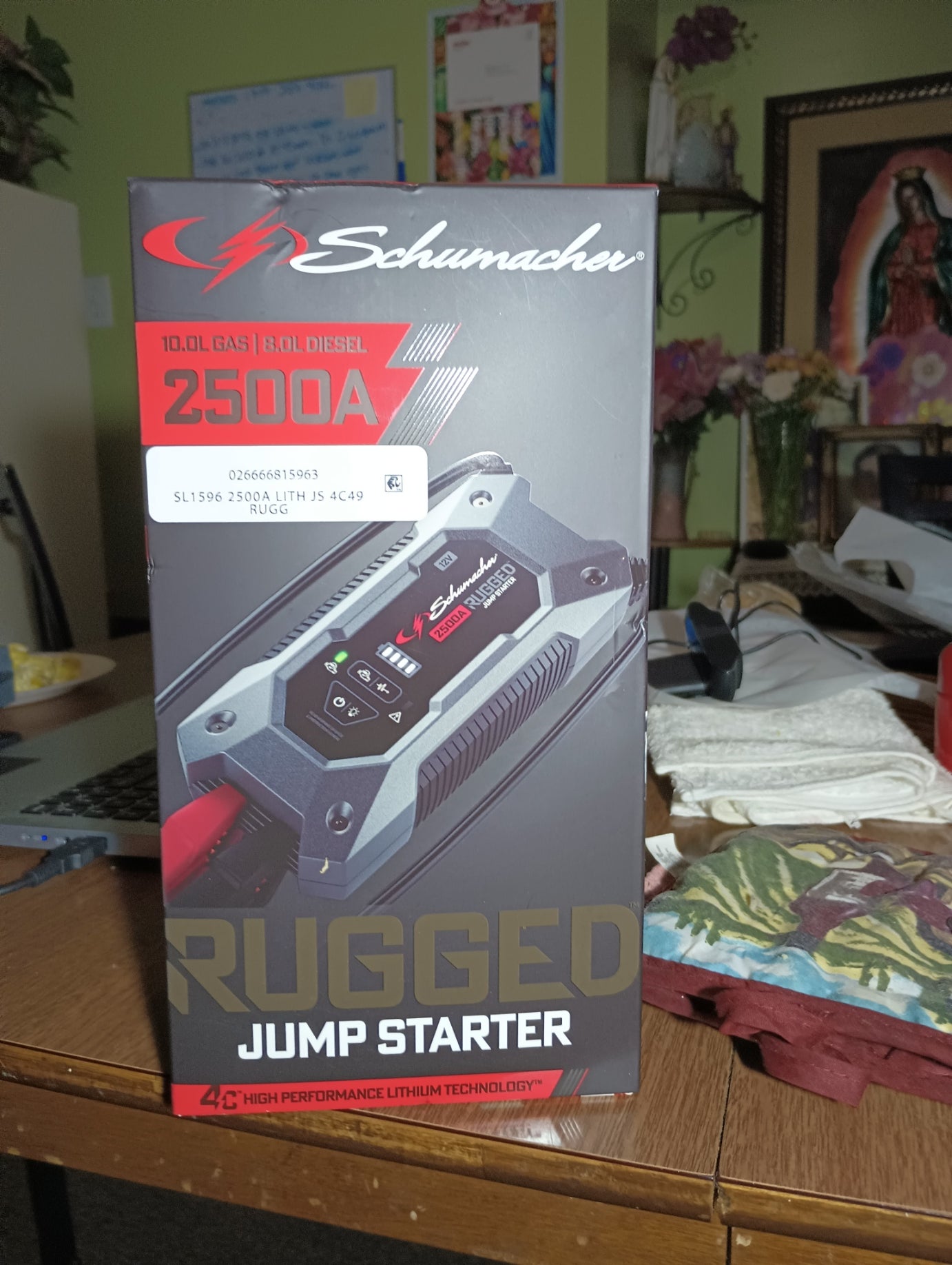 SCHUMACHER RUGGED 2500 AMP JUMP STARTER PayPal