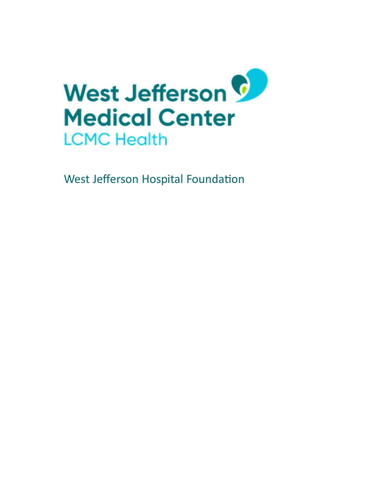 West Jefferson Hospital Foundation logo