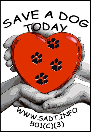SAVE A DOG TODAY logo