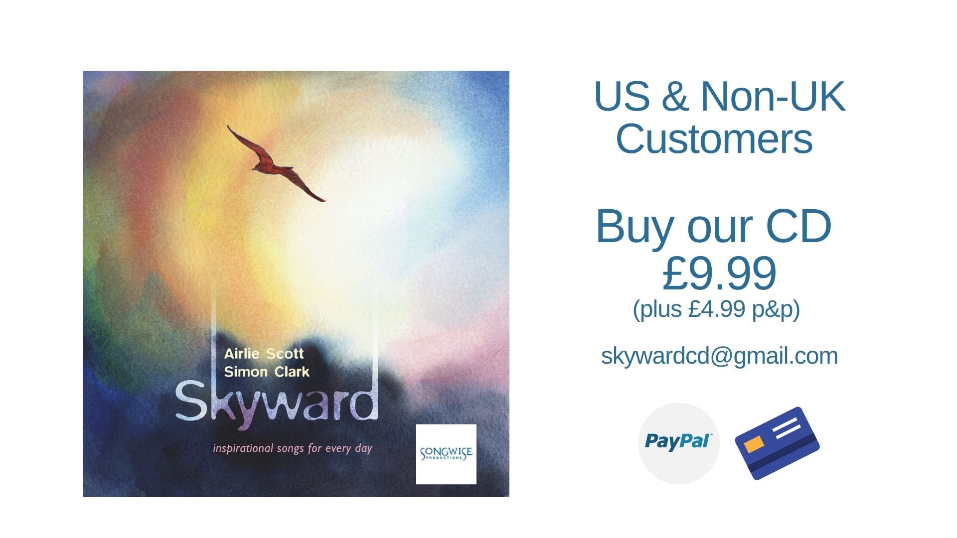 Skyward CD for US & NonUK Customers PayPal