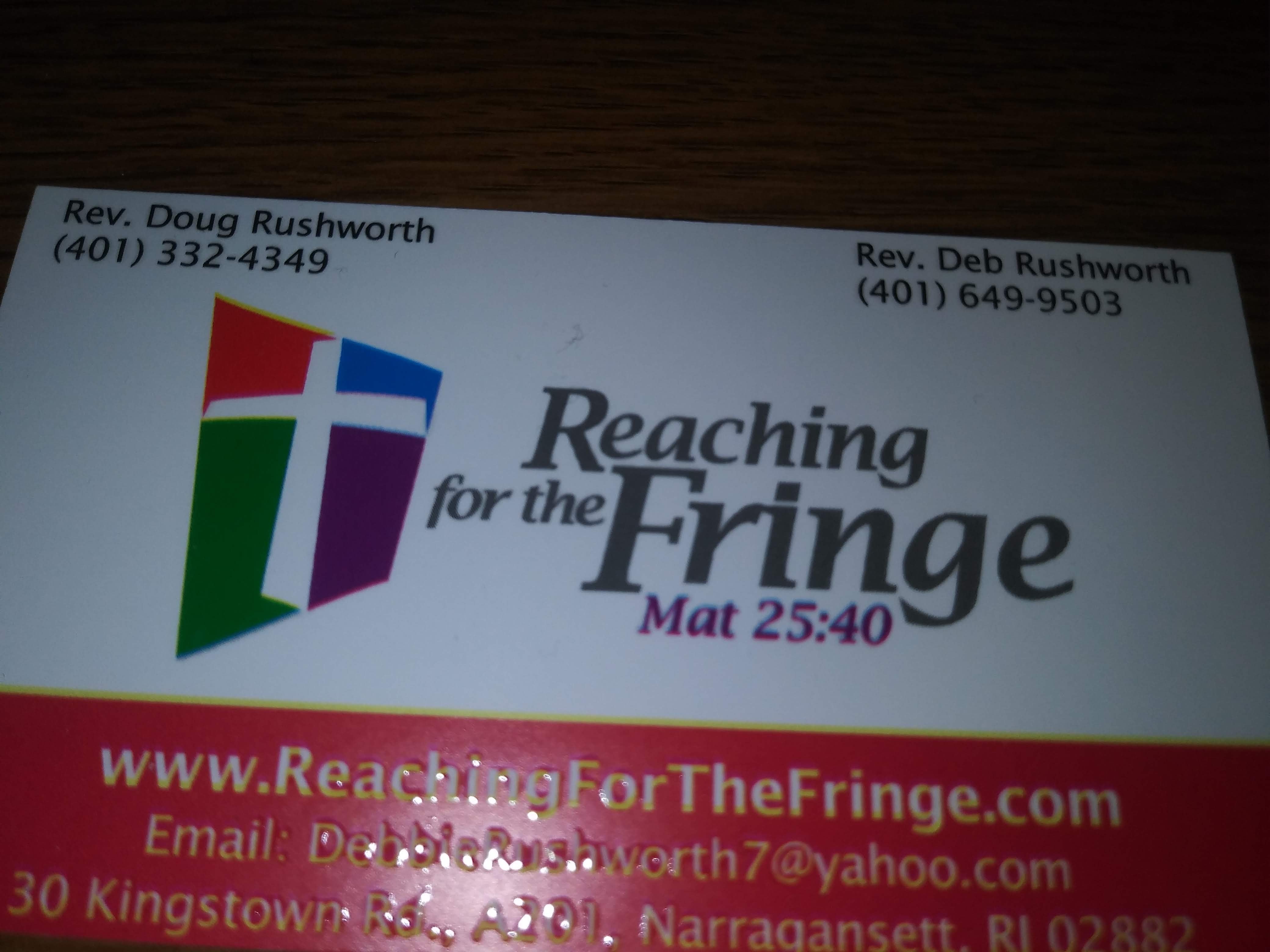 Reaching for the Fringe logo