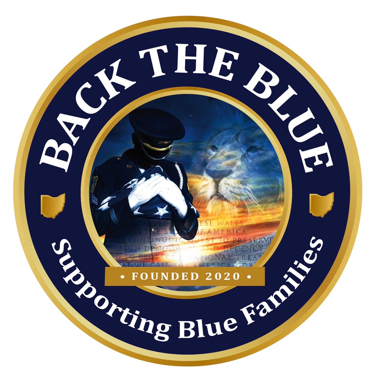 Back The Blue Ohio logo