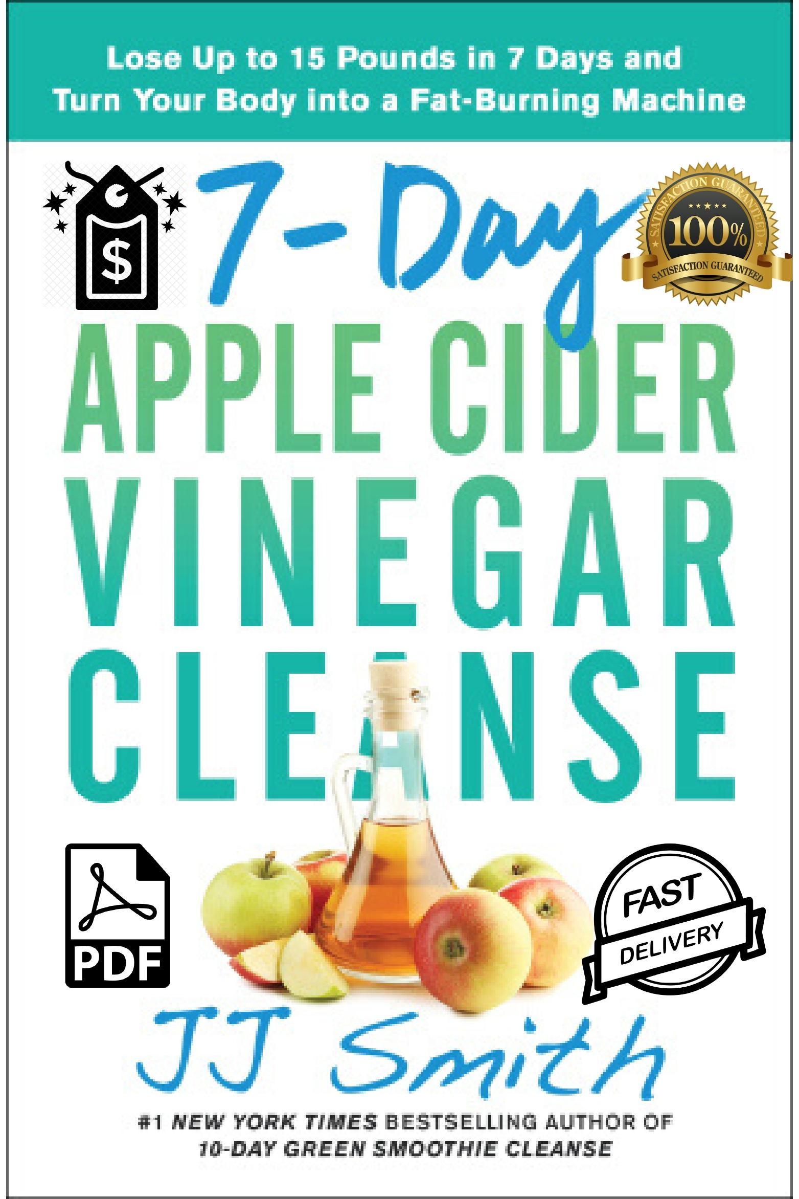 New 7Day Apple Cider Vinegar Cleanse PDF/eBook/Fast Delivery PayPal